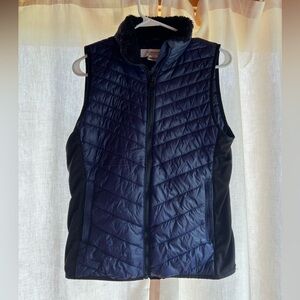 Workshop Republic Clothing Blue Quilted Vest